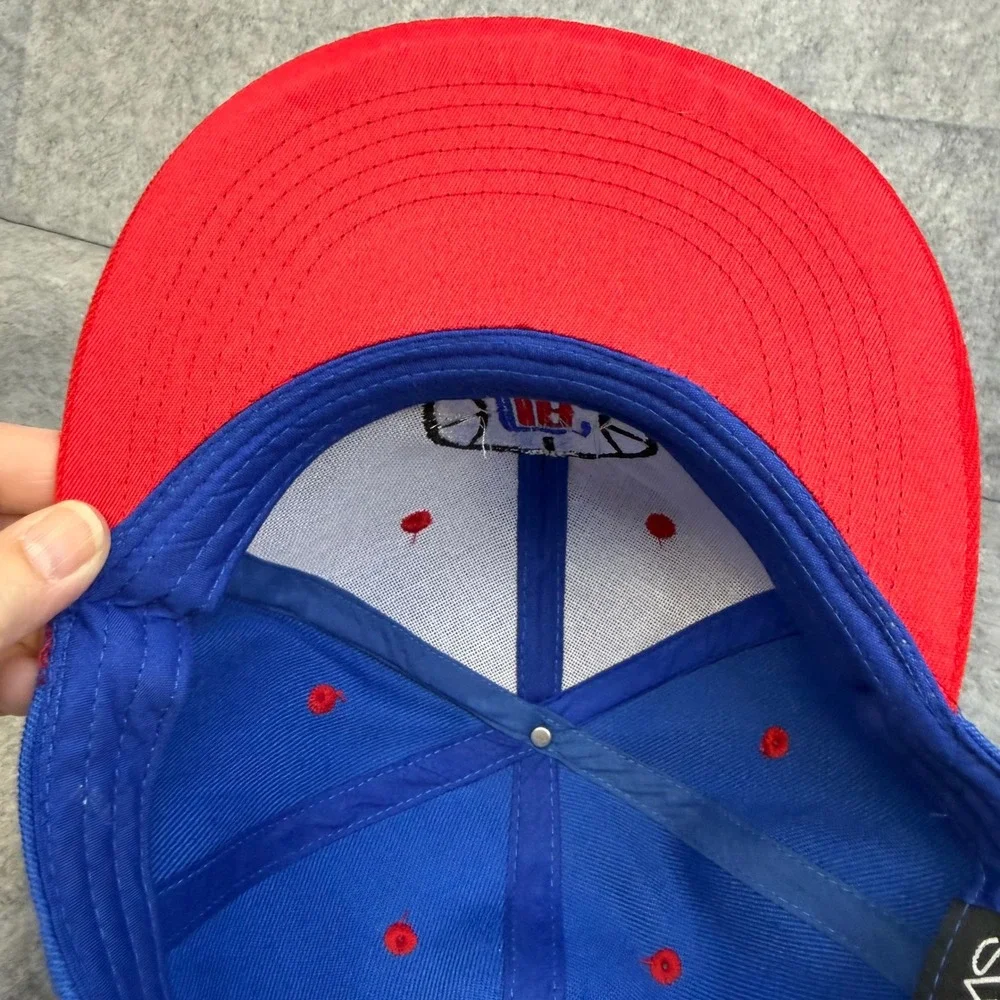 SWAG LA Clippers Snapback Hat Blue Red NBA Basketball Flat‎ Brim Cap Mens